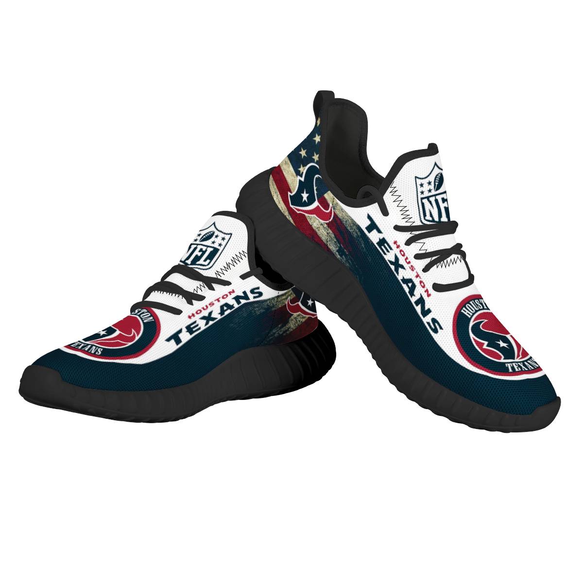 Men's NFL Houston Texans Mesh Knit Sneakers/Shoes 003
